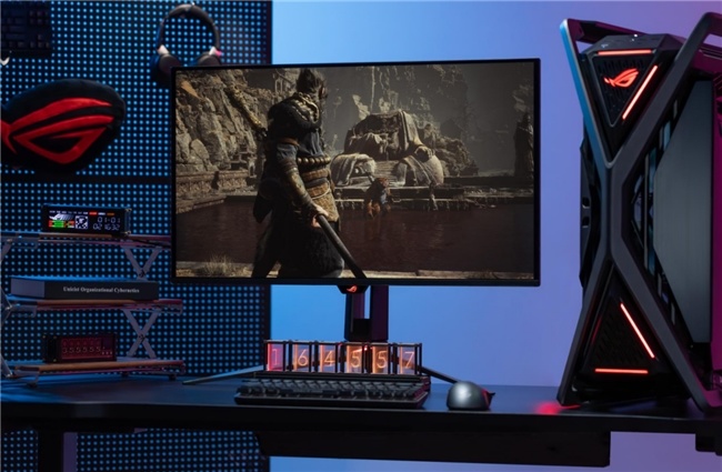 神32三代电竞显示器旗舰之姿主宰战场！pg电子免费试玩模拟器新年神屏ROG超(图1)